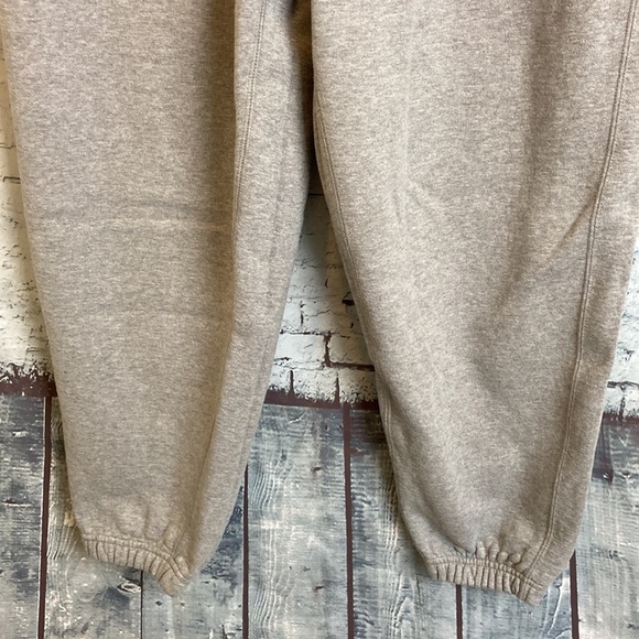 Nike Solo Swoosh Fleece Jogger Pants Sweatpants DX1364-063 Men's Grey S Workout - Picture 8 of 15